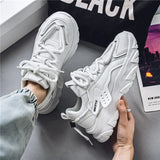 Xajzpa Men's Shoe Breathable Thick Soled Casual Sneakers Outdoor Running Four Seasons New Tennis Men Soft Soles Comfort Male Sneakers