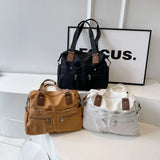 Xajzpa Multi functional Fashion Handbag Minimalist Texture Casual One Shoulder Travel Bag Sports Fitness Storage Crossbody Bag