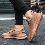 Comfort Plus Men’s Slip-On Sneakers - Ultra-Lightweight Breathable Odor-Resistant Athletic Shoes