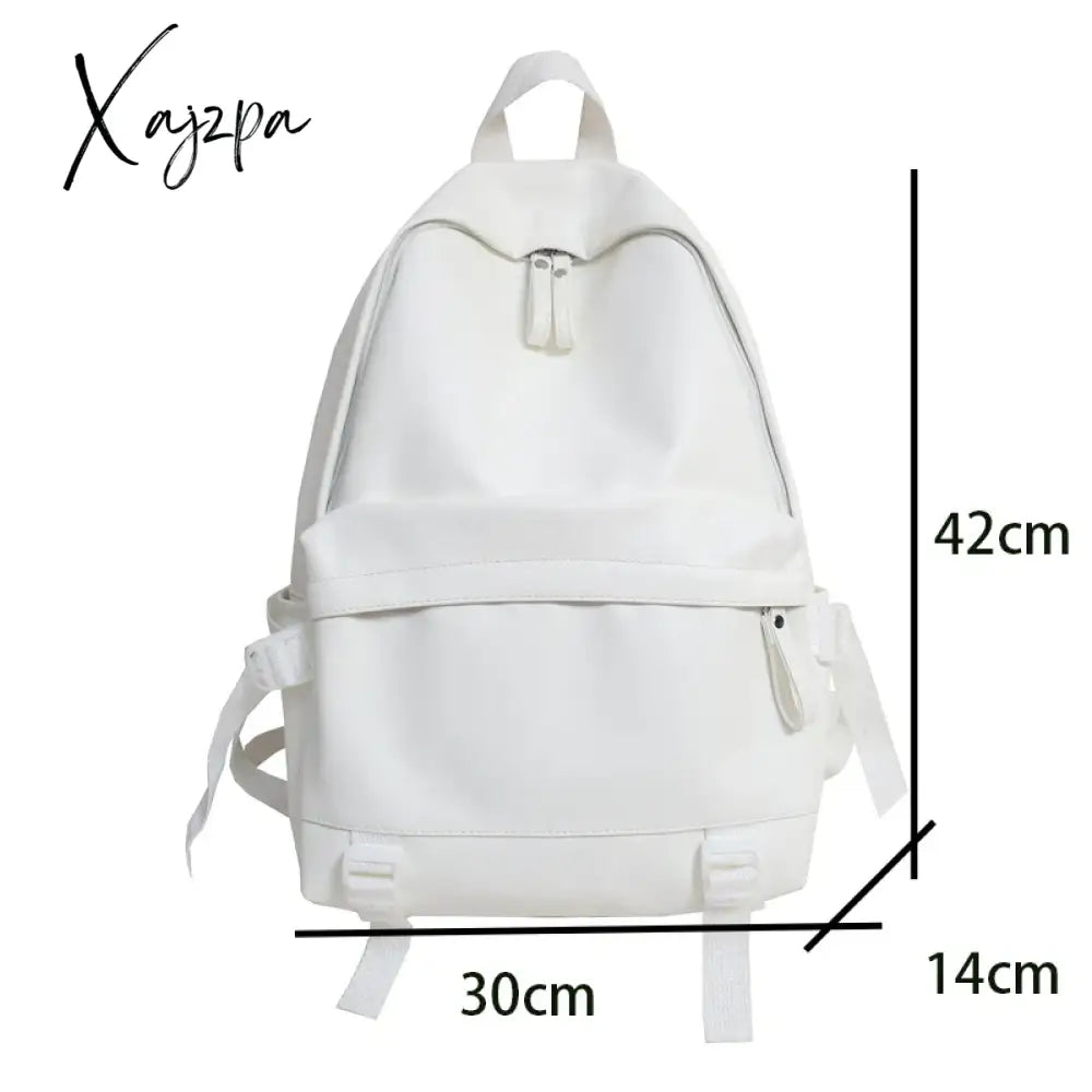 Large Backpack Women Leather Rucksack Women’s Knapsack Travel Backpacks Shoulder School Bags For