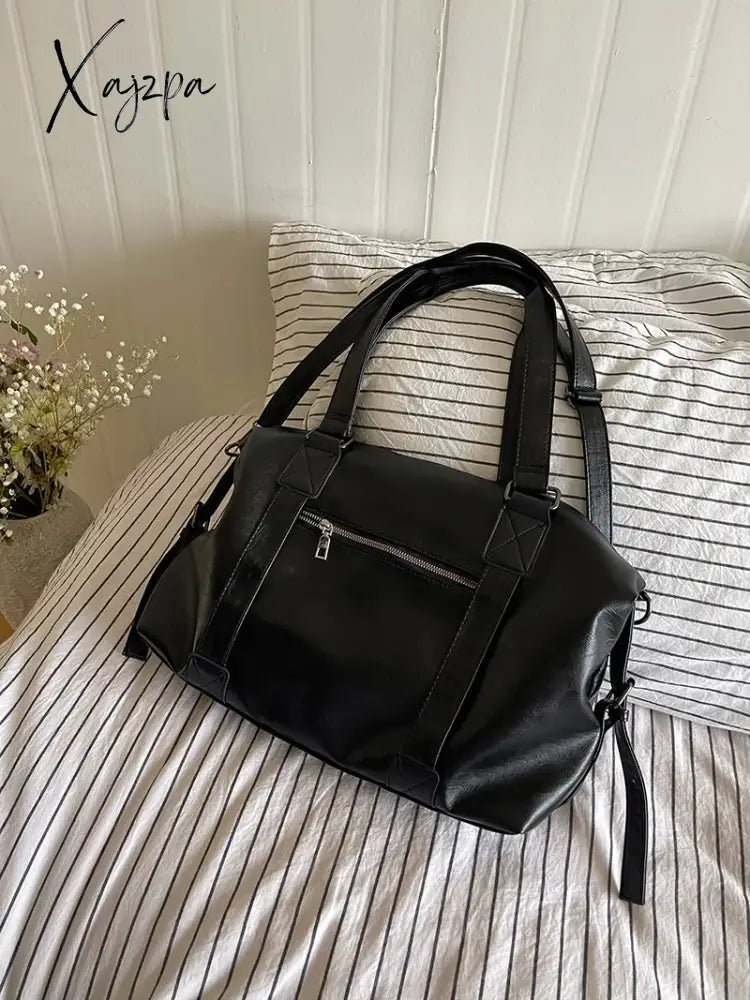 Luxury Designer Tote Bag For Women Lage Capacity Travel Cross High Quality Pu Leather Handbags