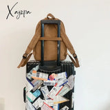 Men And Women Suede Solid Backpack Fashion College Couple Leisure Bagpack Winter School Bag Cute