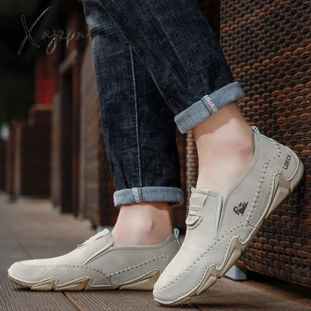 Men Casual Shoes Summer And Spring Newly Loafers Fashion Style Sports Leisure Tide Booties Soft