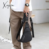 Men Fashion Sling Bag Slim Waterproof Shoulder Backpack For Travel Hiking Anti-Thief Crossbody