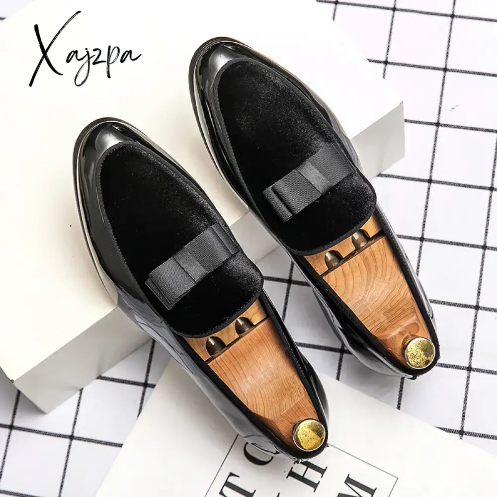 New Luxury Fashion Decoration Suede Driving Shoes Men Casual Loafers Business Formal Dress Groom
