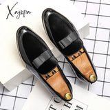 New Luxury Fashion Decoration Suede Driving Shoes Men Casual Loafers Business Formal Dress Groom
