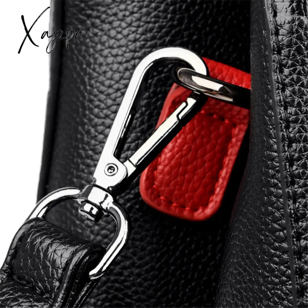 Xajzpa - 2 Layers Ladies Quality Leather Letter Shoulder Bags For Women Luxury Handbags Designer