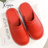 Xajzpa - Autumn Winter Indoor Shoes Menâs Slippers Plus Size 47 48 Man Concise Navy Blue Slides