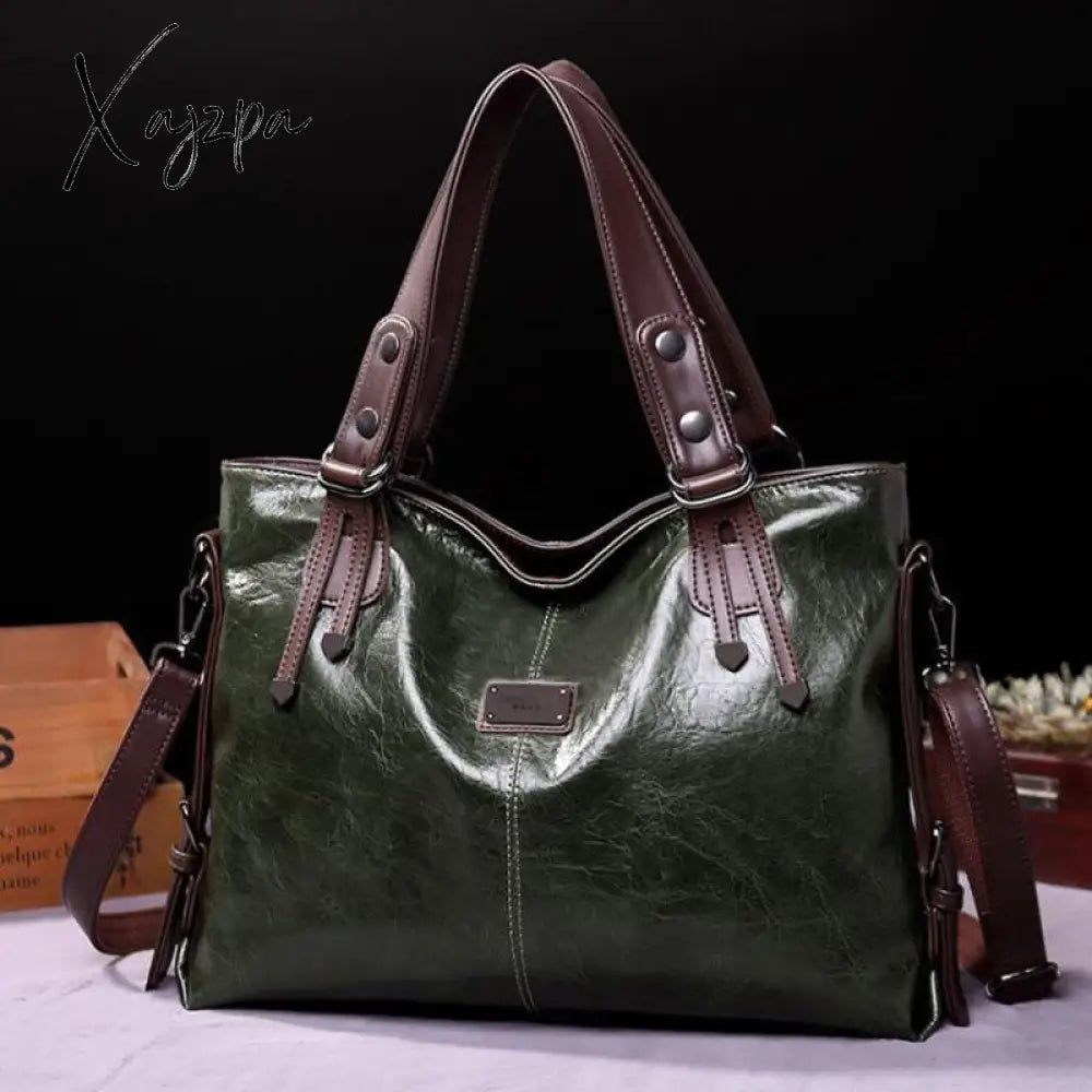 Xajzpa - Bag Female Women’s Genuine Leather Bags Handbags Crossbody For Women Shoulder Bolsa