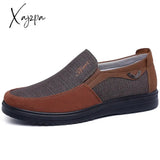 Xajzpa - Canvas Shoes Men Summer Classic Loafers Casual Breathable Walking Flat Sneakers Plus Size