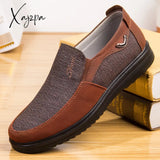 Xajzpa - Canvas Shoes Men Summer Classic Loafers Casual Breathable Walking Flat Sneakers Plus Size