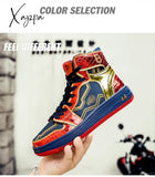 Xajzpa - Couple Fashion High Top Sneakers Men Women Classic Multicolor Casual Shoes Spring Autumn
