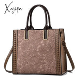 Xajzpa - Crossbody Bag Womens New Simple Style Shoulder Soft Leather Khaki