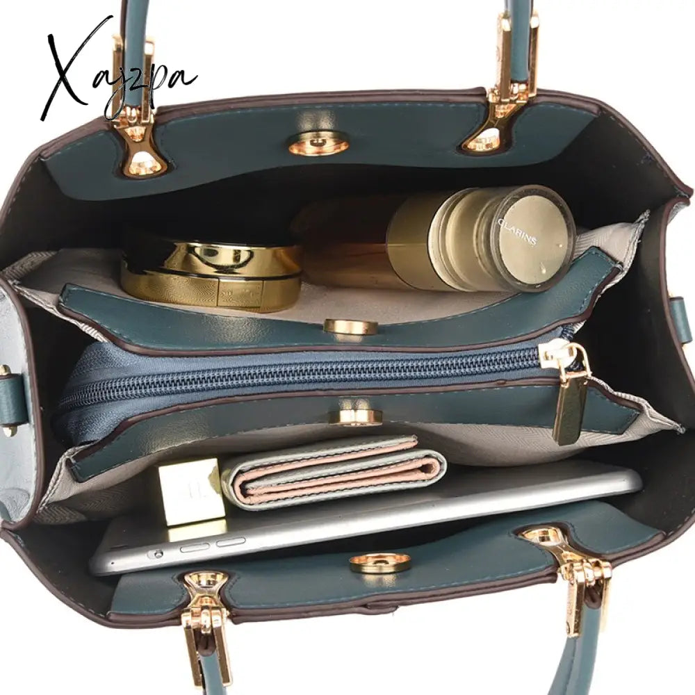 Xajzpa - Elegant Female Casual Tote Women Shoulder Bag Crossbody Luxury Handbags And Purses Large