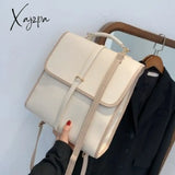 Xajzpa - Fashion Backpack High Quality Leather New Designer Backpacks For Teenage Girls Female