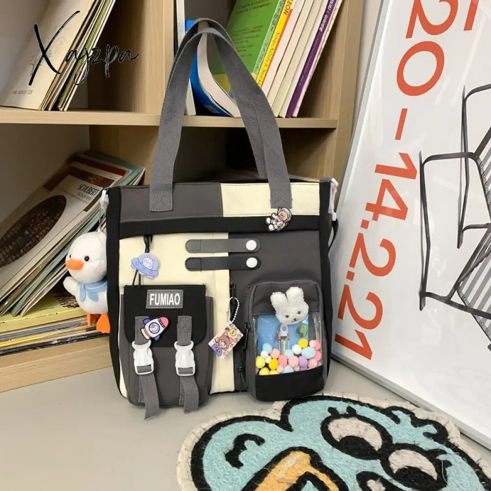 Xajzpa - Fashion Girls Waterproof Bookbag Women Laptop Mochila Student Kawaii Shoulder Bag Backpack