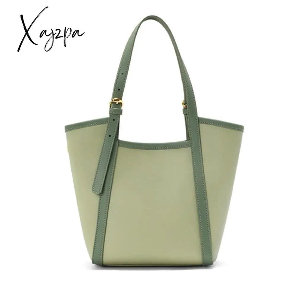 Xajzpa - Fashion High-End Shopping Composite Bag For Women Totes Shoulder Bags 2 Size Female