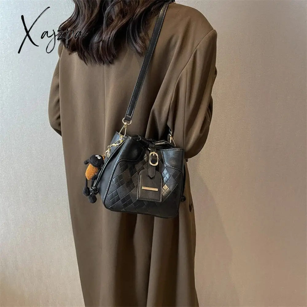 Xajzpa - Fashion High Quality Leather Handbag Women Sling Bag Female Luxury For Free Shipping