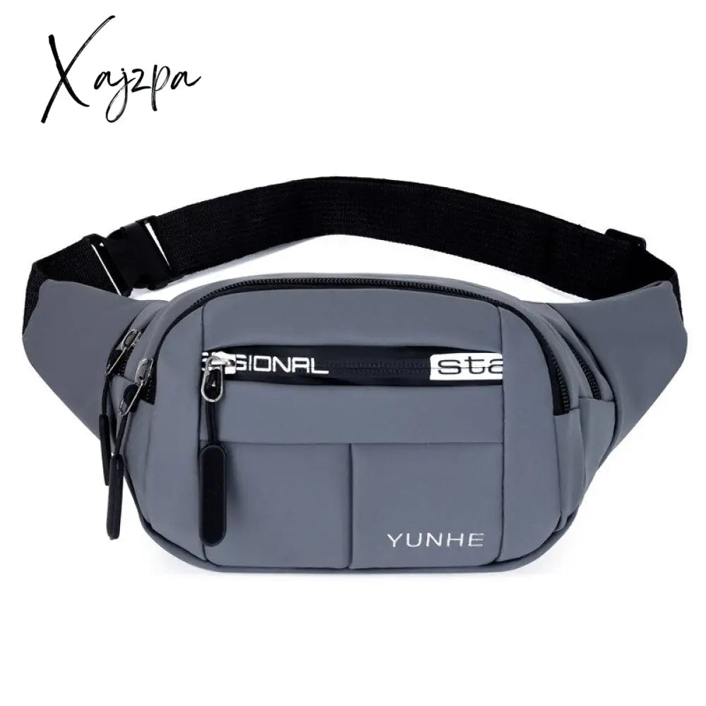 Xajzpa - Fashion Men Pack Teenager Outdoor Sports Running Cycling Waist Bag Male Shoulder Belt