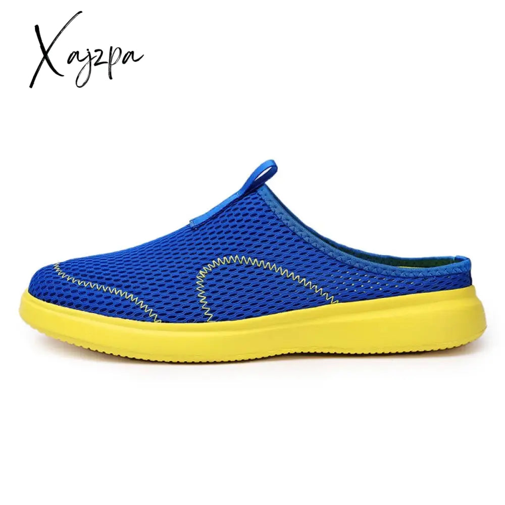 Xajzpa - Fashion Men Slippers Soft Indoor Home Slides Male Non-Slip Summer Outdoor Beach Sandals