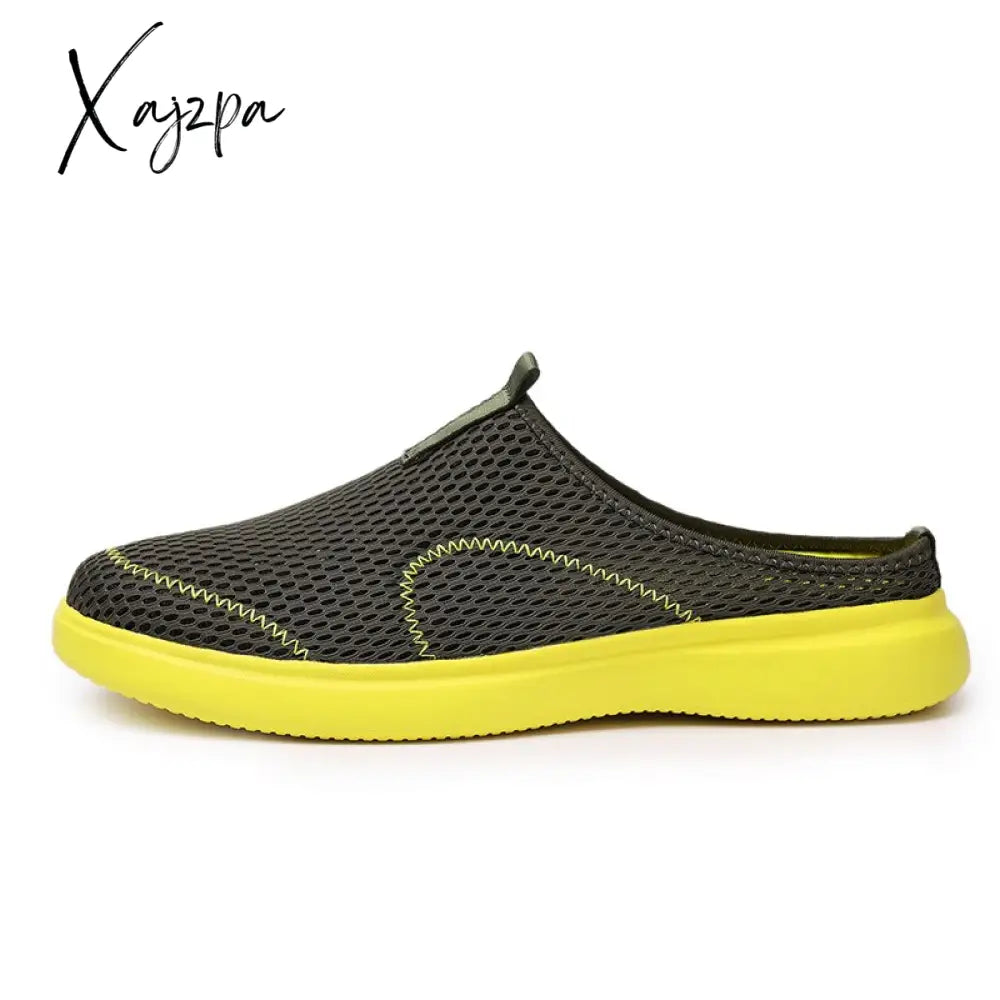 Xajzpa - Fashion Men Slippers Soft Indoor Home Slides Male Non-Slip Summer Outdoor Beach Sandals