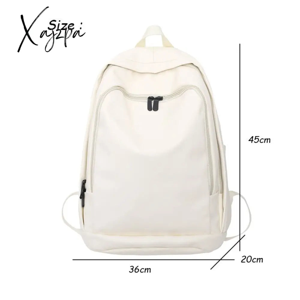 Xajzpa - Fashion Women Backpack High Quality Female Soft Pu Leather Preppy School Bag For Teenage