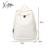 Xajzpa - Fashion Women Backpack High Quality Female Soft Pu Leather Preppy School Bag For Teenage