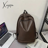 Xajzpa - Fashion Women Backpack High Quality Female Soft Pu Leather Preppy School Bag For Teenage