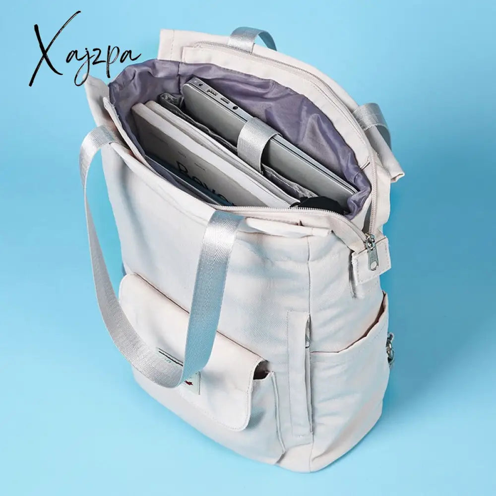 Xajzpa - Fashion Women Shoulder Bag For Laptop Waterproof Oxford Cloth Notebook Backpack 15.6 Inch