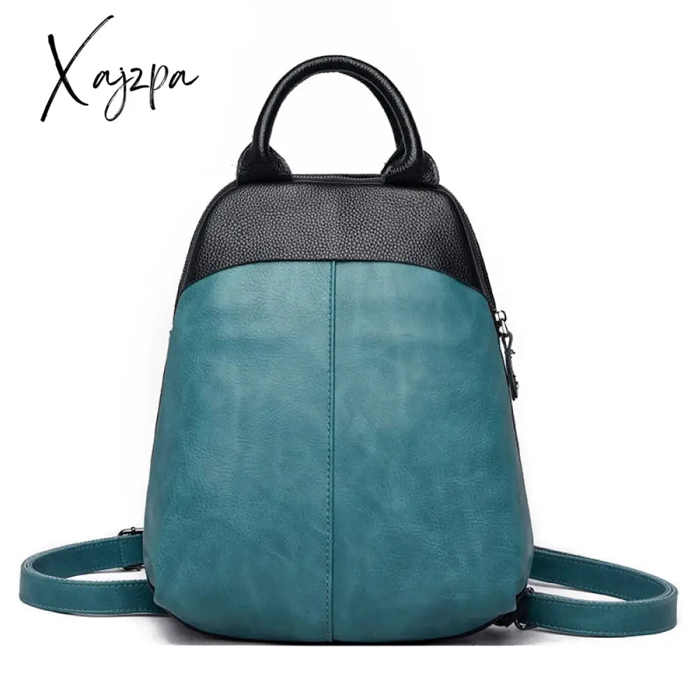 Xajzpa - Genuine Leather Backpack Fashion Luxury Women’s Bag Designer High Quality Female