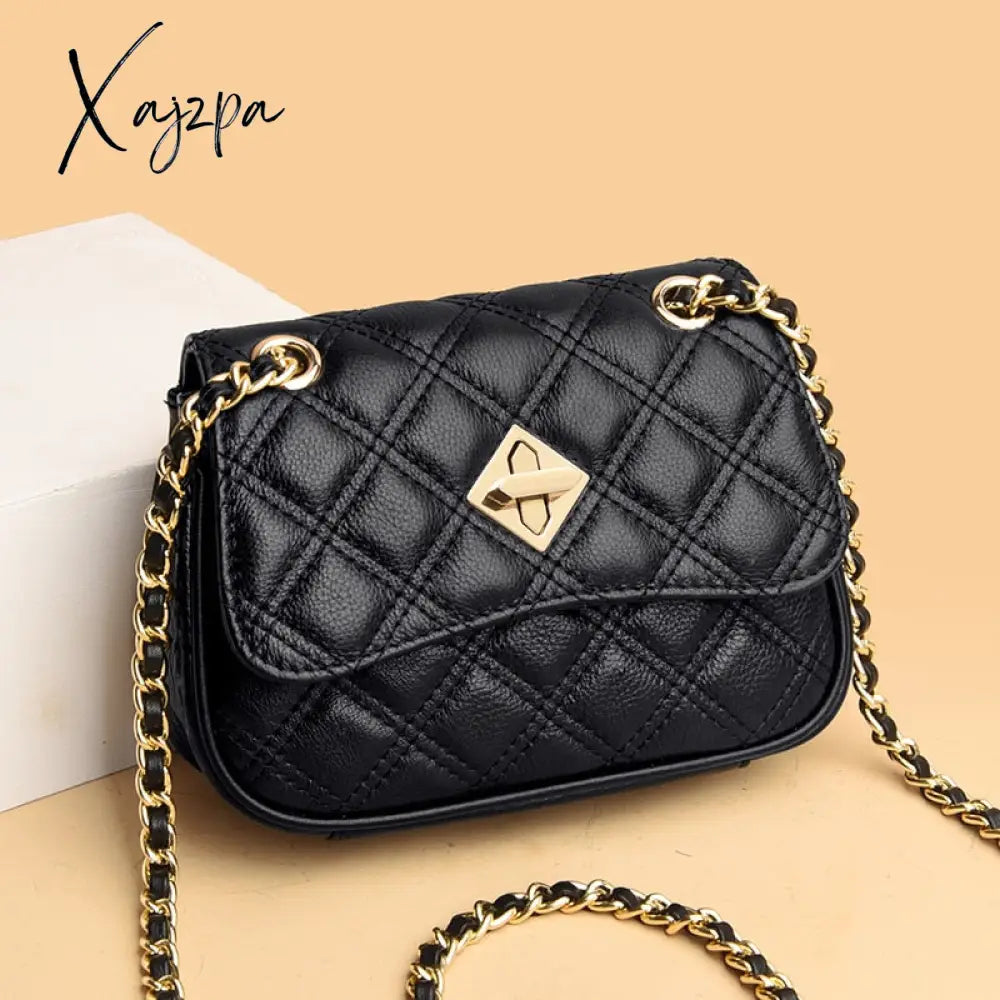 Xajzpa - Genuine Leather Bag For Women Luxury Brand Small Ladies Handbag High Quality Natural