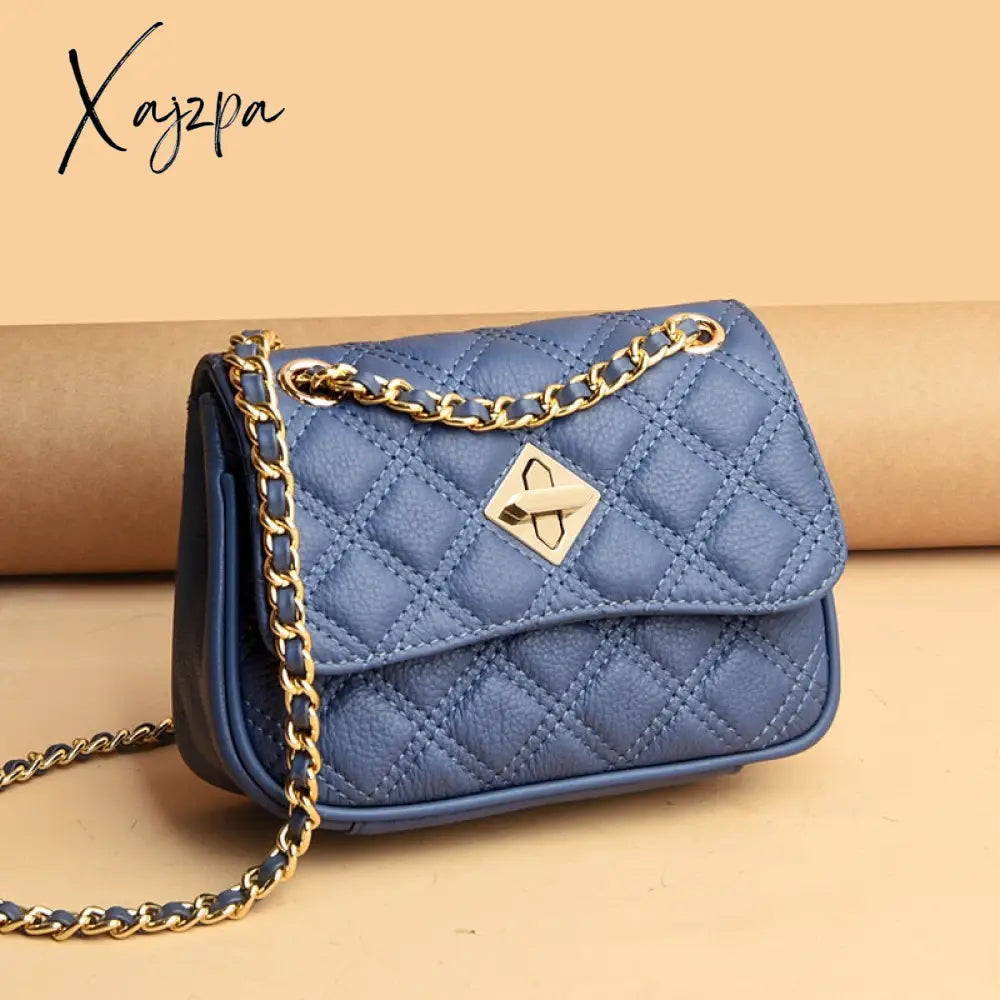 Xajzpa - Genuine Leather Bag For Women Luxury Brand Small Ladies Handbag High Quality Natural