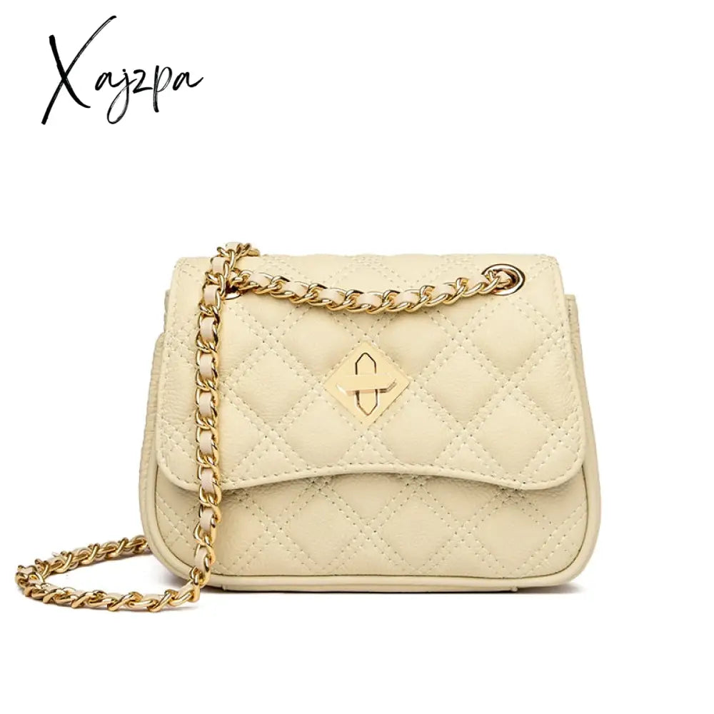 Xajzpa - Genuine Leather Bag For Women Luxury Brand Small Ladies Handbag High Quality Natural