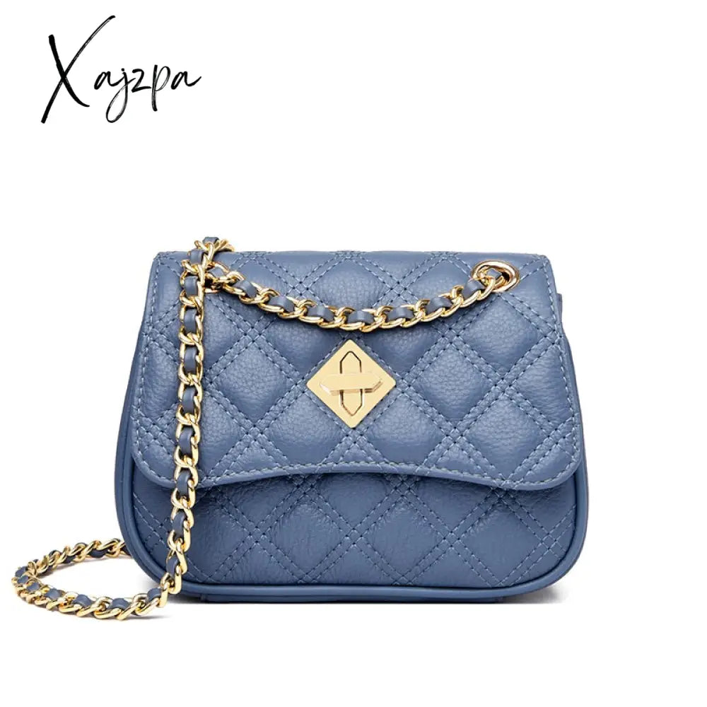 Xajzpa - Genuine Leather Bag For Women Luxury Brand Small Ladies Handbag High Quality Natural