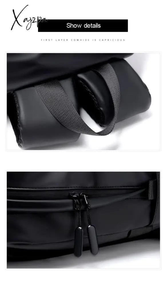 Xajzpa - High Capacity Ultralight Backpack For Men Soft Polyester Fashion School Laptop Waterproof