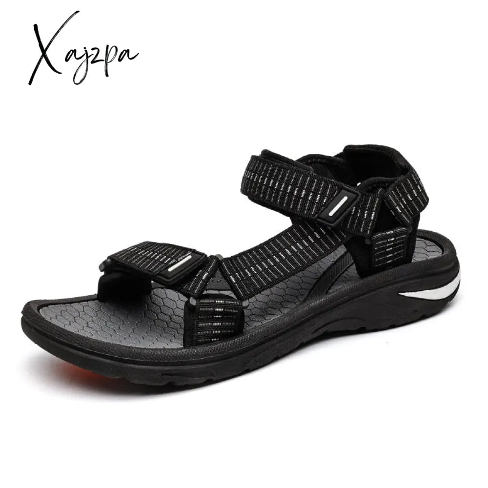 Xajzpa - High Quality Men Sandals Fashion Design Breathable Casual Shoes Light Soft Bottom Outdoor