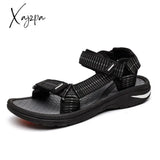 Xajzpa - High Quality Men Sandals Fashion Design Breathable Casual Shoes Light Soft Bottom Outdoor