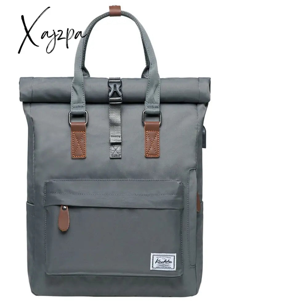 Xajzpa - High Quality Usb Charging Backpack Men Waterproof Bagpack Large Laptop Backpacks Male