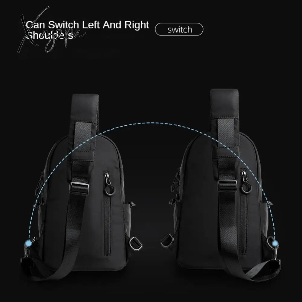 Xajzpa - Male Shoulder Chest Bag For Men Casual Crossbody Anti Theft School Summer Outdoor Short