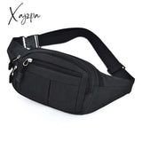 Xajzpa - Men Fanny Waist Pack Hip Bum Bag Pouch Purse Travel Nylon Male Cross Body Small Sling