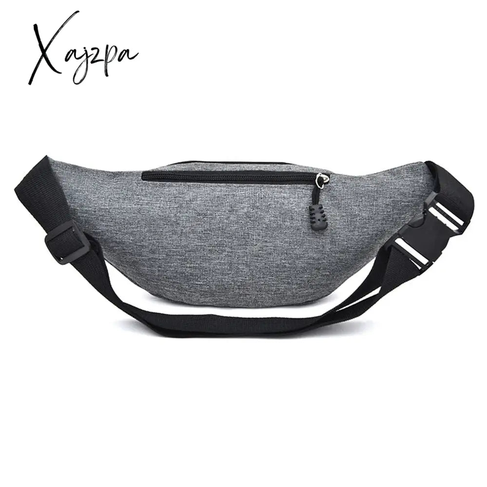 Xajzpa - Men Fanny Waist Pack Hip Bum Bag Pouch Purse Travel Nylon Male Cross Body Small Sling