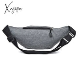 Xajzpa - Men Fanny Waist Pack Hip Bum Bag Pouch Purse Travel Nylon Male Cross Body Small Sling
