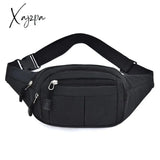 Xajzpa - Men Fanny Waist Pack Hip Bum Bag Pouch Purse Travel Nylon Male Cross Body Small Sling