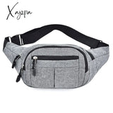 Xajzpa - Men Fanny Waist Pack Hip Bum Bag Pouch Purse Travel Nylon Male Cross Body Small Sling