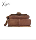 Xajzpa - Men Genuine Leather Fanny Waist Bag Cell/Mobile Phone Pocket S713-40 Belt Bum Pouch Pack