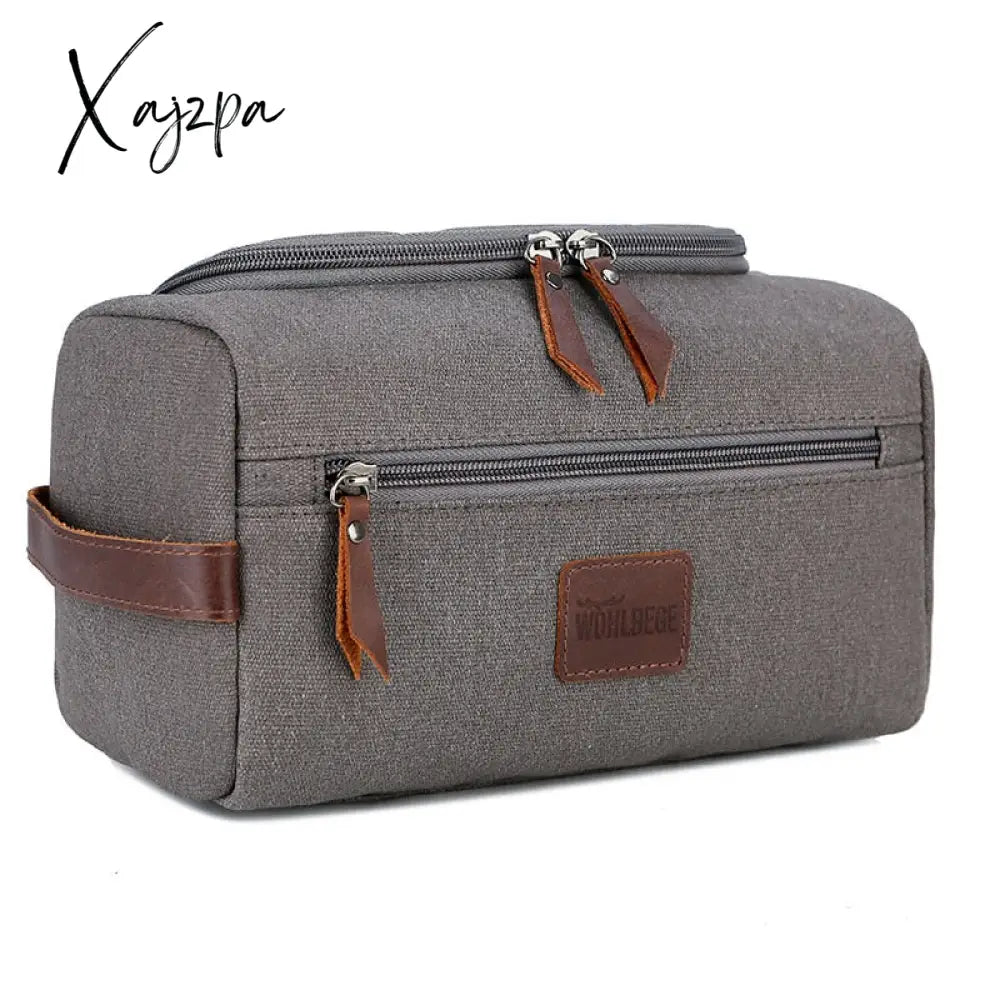 Xajzpa - Men Hand Luggage Canvas Weekend Travel Bags Multifunctional Duffel Bag Spring Cosmetic