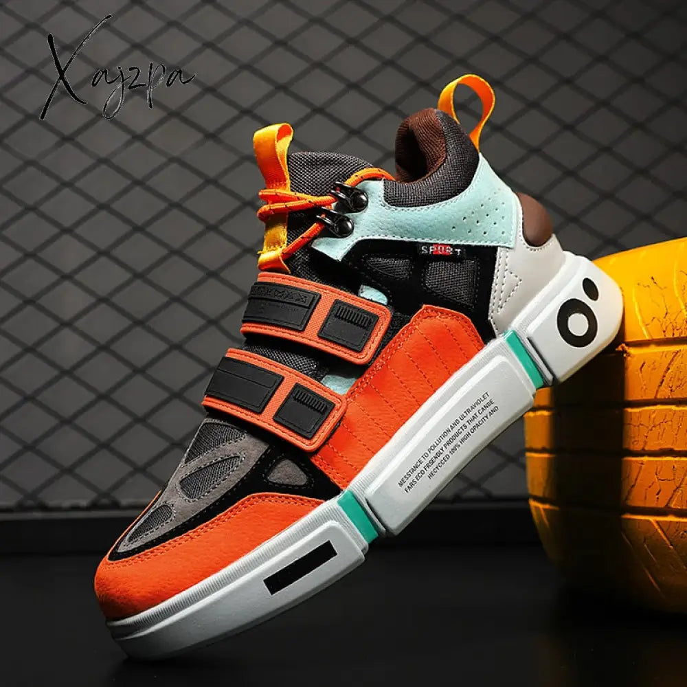 Xajzpa - Men Shoes Sneakers Male Mens Casual Shoes Tenis Luxury Trainer Race Breathable Fashion