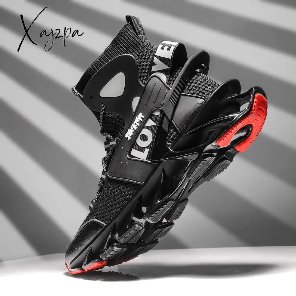 Xajzpa - Men Shoes Sneakers Male Mens Casual Shoes Tenis Luxury Trainer Race Breathable Fashion