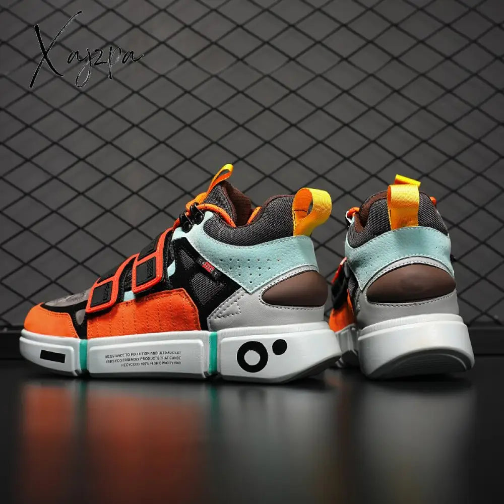 Xajzpa - Men Shoes Sneakers Male Mens Casual Shoes Tenis Luxury Trainer Race Breathable Fashion