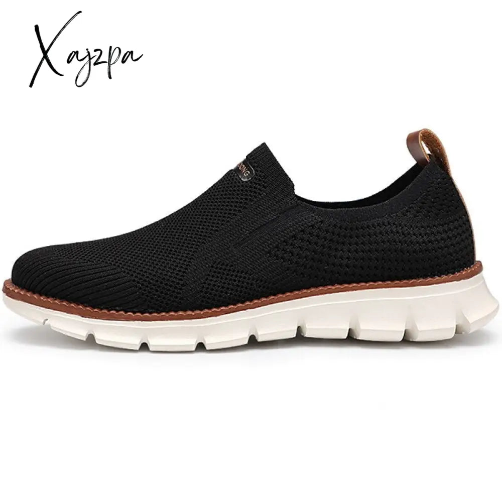 Xajzpa - Men Sneakers Shoes Loafers High Quality Summer Fashion Breathable Mesh Casual Mens Trainer
